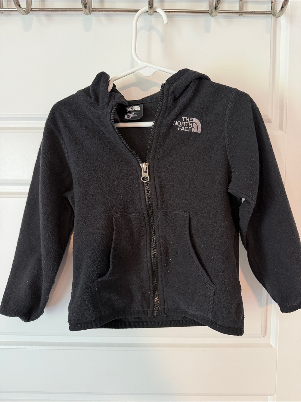 The North Face Kids Black Fleece Zip Hoodie